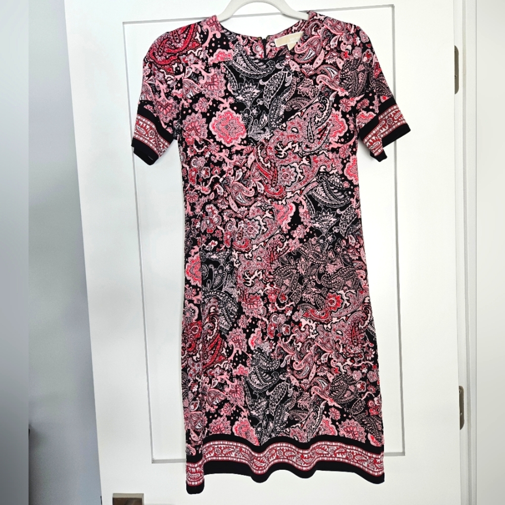 Michael Kors Pink and Black Dress - Small